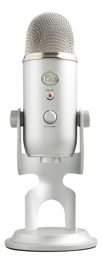 Microfono Logitech Blue Yeti Silver Edition 988-000506 Usb