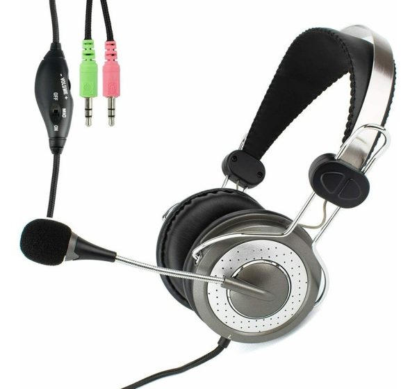 Auricular Con Microfono Genius Hs-04su Pc Plug 3.5mm - Image 4