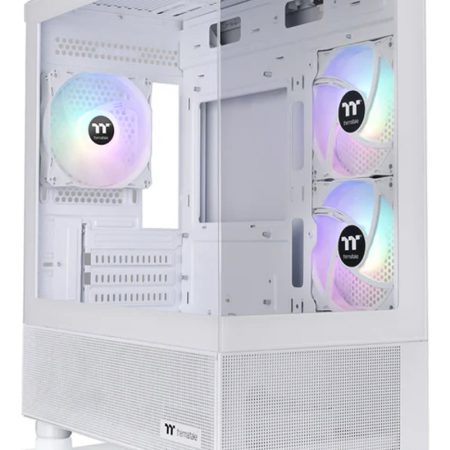 Gabinete Tt View 170 Micro Chassis Tg X2 Fan Argb X3 Snow
