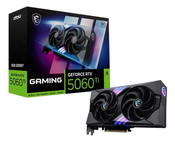 Placa De Video Msi Rtx 5060ti Gaming Oc 8gb Pcie 5.0