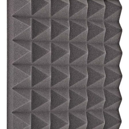 Panel Acustico Montaña 50 X 50 Cm Negro Foam Lion Acu02blk