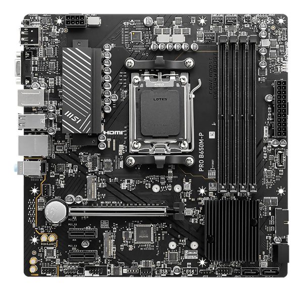 Mother Msi Pro B650m-p Ddr5 Am5 5ta Gen Amd Serie 7000 8000 - Image 4