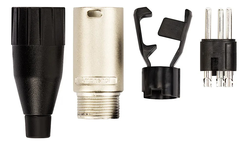 Ficha Xlr Macho Cable Verde Amphenol Ac3mm-grn - Image 7