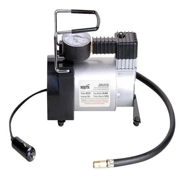 Compresor De Aire Metalico 150psi 35l/min Nisuta Nsac60