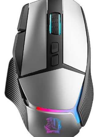 Mouse Raptor Storm Grip 9 Botones 8000dpi Retroiluminado