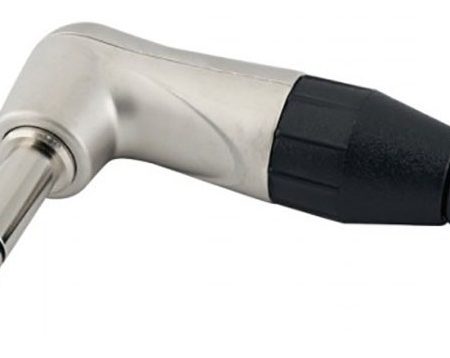 Ficha Plug Stereo 90° Cable Negro Amphenol Ts3rj