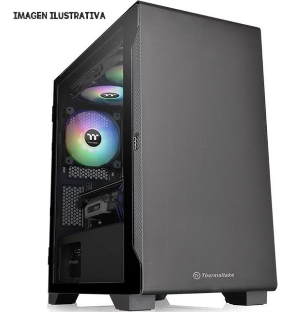 Gabinete Gamer Tt Thermaltake S100 Mid Tower Vidrio Templado - Image 2