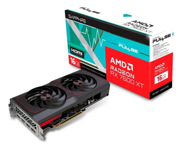 Placa De Video Sapphire Rx 7600 Xt Pulse Gaming 16gb