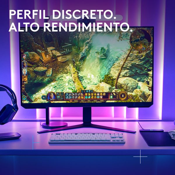 Teclado Logitech G515 Tkl White Mechanical Us Bateria - Image 7