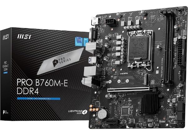 Mother Msi Pro B760m E Ddr4 S1700 Intel 12va 13va 14va Gen - Image 3