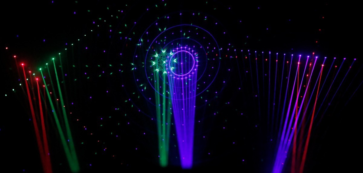 Efecto Laser Rgb 6 Vias 100mw Dmx Tecshow Rainbow Lz - Image 3