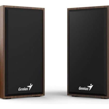 Parlantes Genius Sp-hf180 Madera Usb Mini Plug Pc 2.0 4w