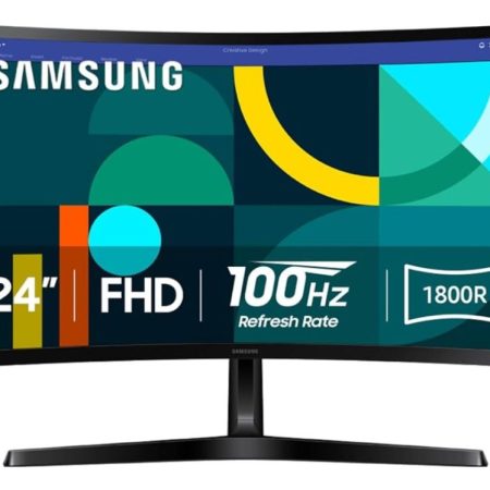 Monitor Gamer 24 Samsung Curvo Full Hd 100hz Ls24d366galx