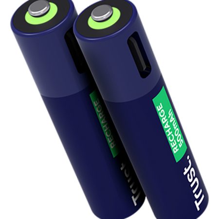 Pack X 2 Pilas Aaa Recargables Trust 25585 Por Usb C