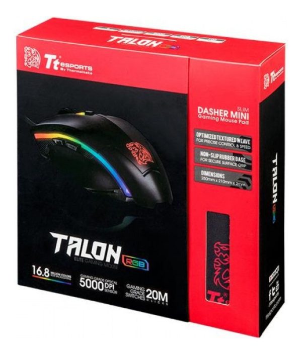 Combo Mouse Y Pad Gamer Thermaltake Tt Esports Talon Elite - Image 6