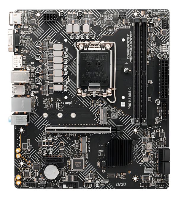 Mother Msi Pro H610m G Ddr5 Intel S1700 12va 13va 14va Gen