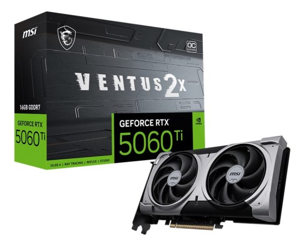 Placa De Video Msi Rtx 5060ti Ventus 2x Oc Plus 16gb Pcie 5