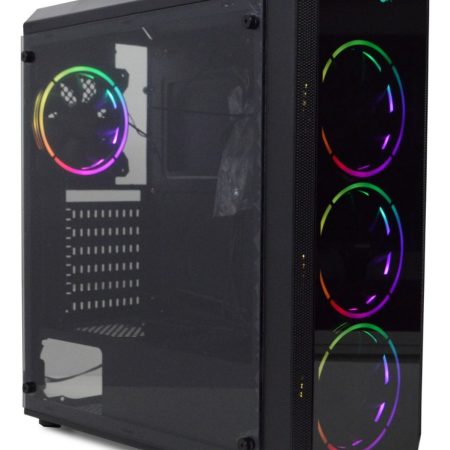 Gabinete Pc Gamer Aureox Hydra Plus Arx 335 G Cooler Rgb