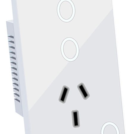 Tomacorriente + 2 Teclas Hunnox Tactil Smart Google Alexa