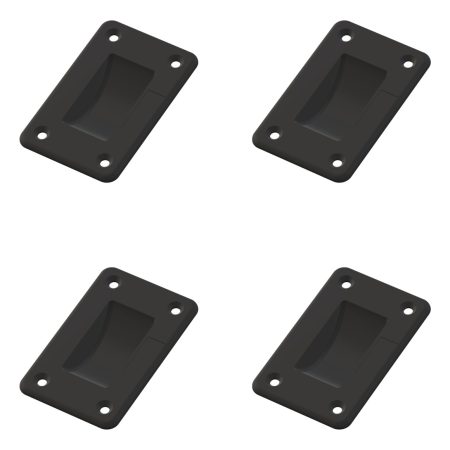 Kit X 4 Encastre Rueda 5cm Plastico Rack Anvil Rab K3d-0069