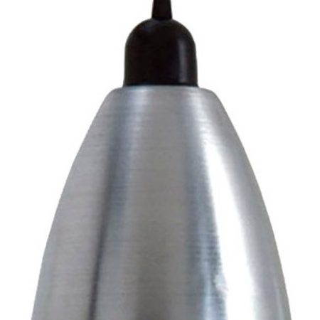 Lampara Colgante De Aluminio Bala 18.5 Cm Ferrolux C-119alu