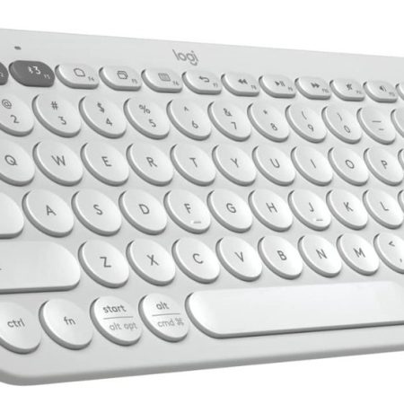 Teclado Logitech Pebble K380s Bluetooth Qwerty Blanco