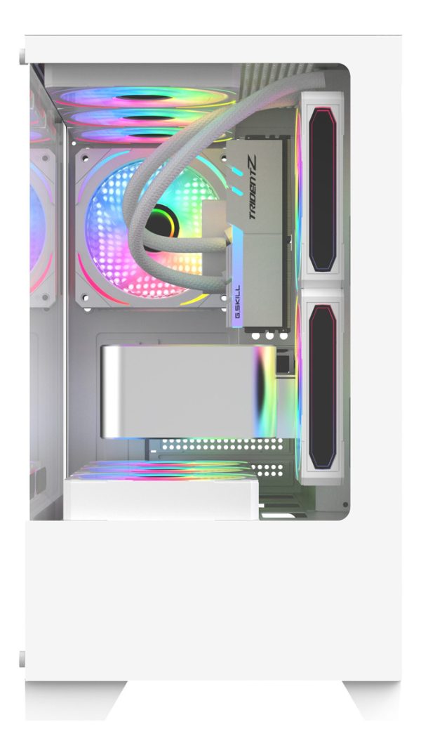 Gabinete Raptor Thunder Strike Mid-tower Rgb Fan X1 White - Image 4
