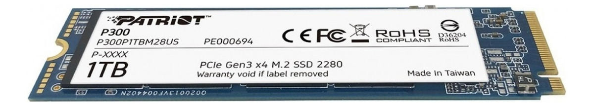 Disco Solido Ssd Patriot P300 1tb M2 Nvme 2280 Pci-e 3.0 - Image 4