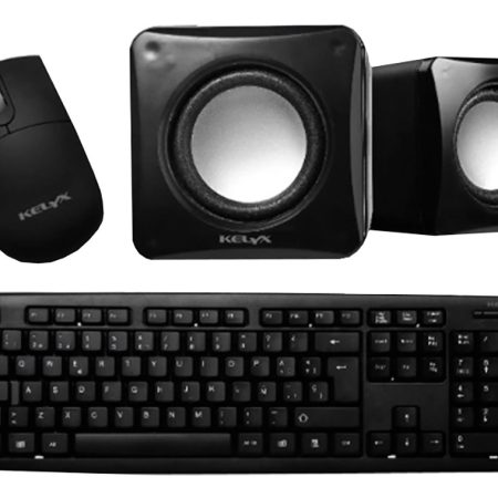 Kit Teclado Mouse Y Parlantes Kelyx Combo