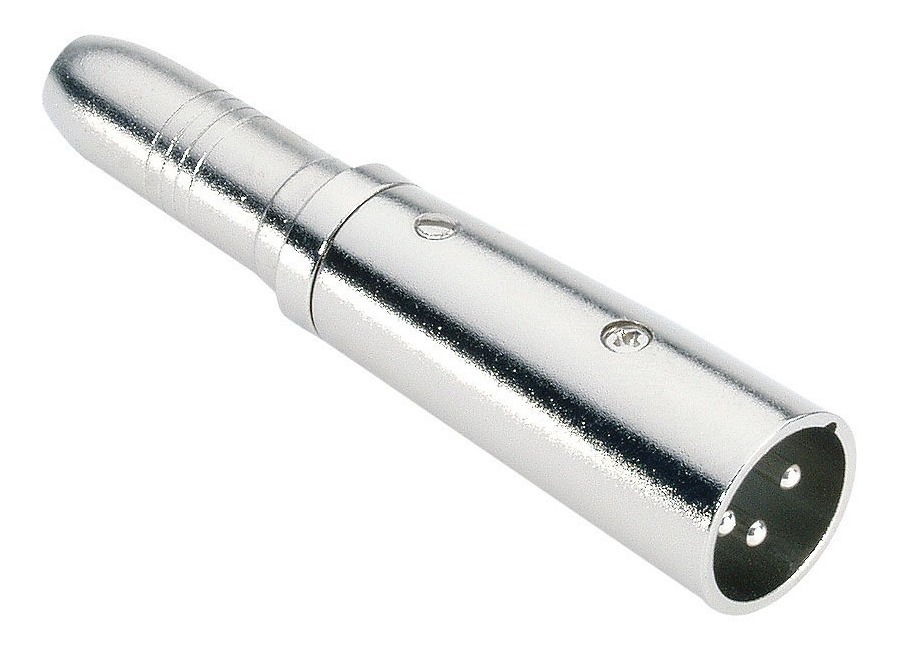 Adaptador Jack A Xlr Macho Adam Hall 7853