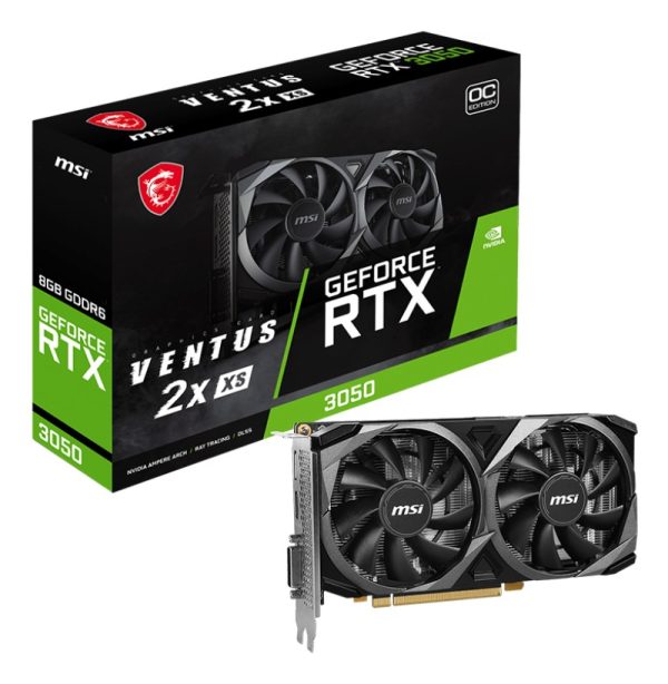 Placa De Video Msi Geforce Rtx 3050 Ventus 2x Xs 8g Oc