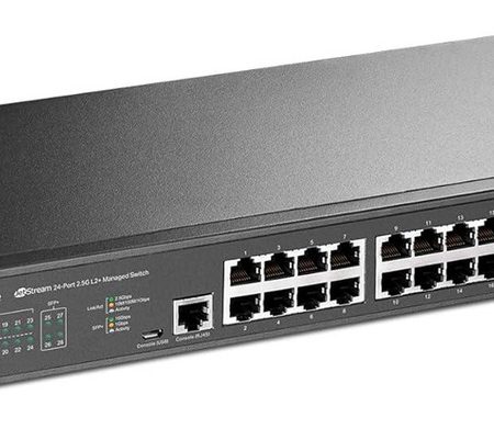 Switch Tp-link Sg3428x-m2 24 Puertos 2.5g + 4 Sfp Omada