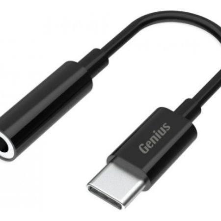 Adaptador Usb C A Mini Plug Stereo 10cm Cable Genius
