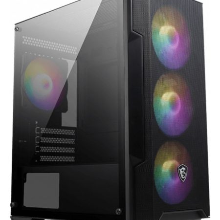 Gabinete Msi Mag Forge M100a Acrilico Micro Atx 3 Fan Rgb