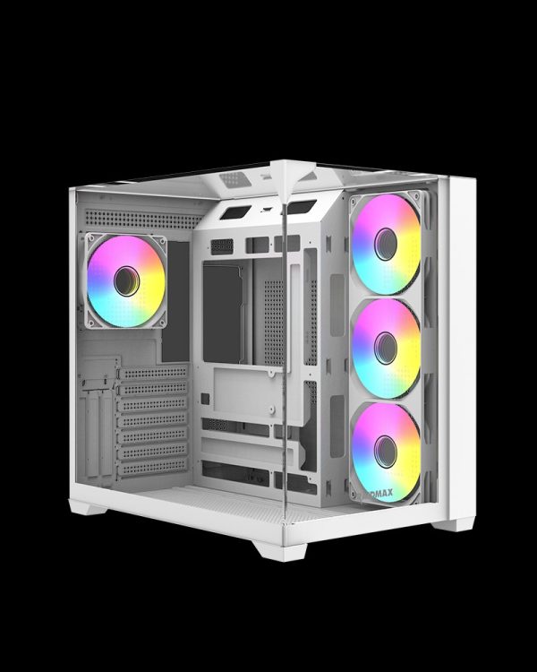 Gabinete Gamer Raidmax Inifita I620 Fishtank 4 Fan Argb - Image 3