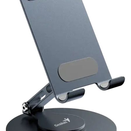 Soporte De Celular Genius G-stand M100 Iron Grey Giratoria