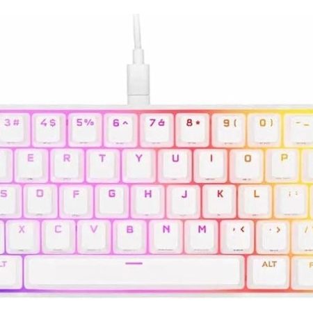 Teclado Corsair K65 Rgb Mini 60% Mecanico Cherry Mx Speed