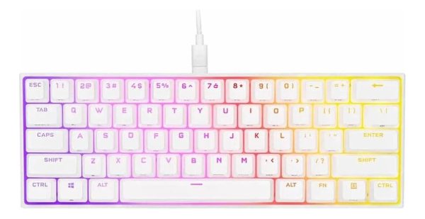 Teclado Corsair K65 Rgb Mini 60% Mecanico Cherry Mx Speed