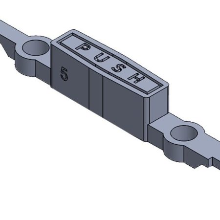 Push Boton Para Valijas Repuesto 3d Rab Push5-rab-0119