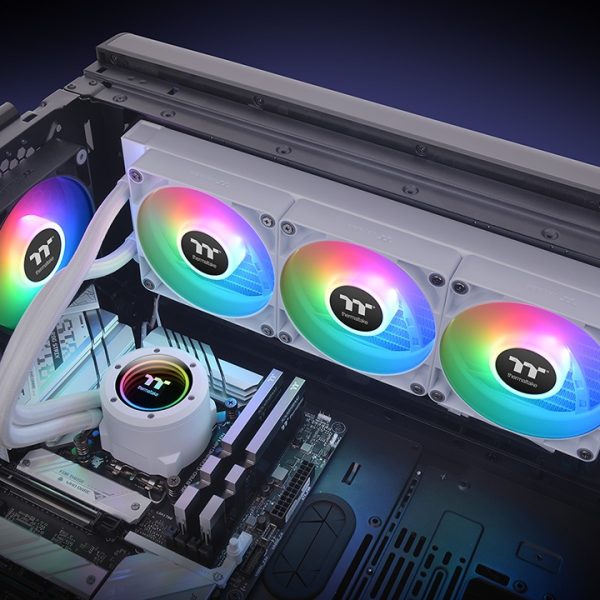 Water Cooling Thermaltake Th360 V2 Argb Sync 360mm Snowwhite - Image 6