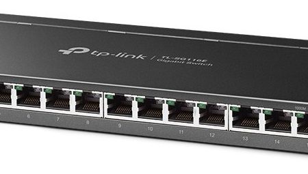 Switch Tp-link Tl-sg116p Gigabit 16 Puertos Poe+ Smart