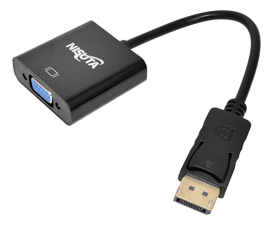 Adaptador Display Port A Vga Nisuta Nsdpvgbl