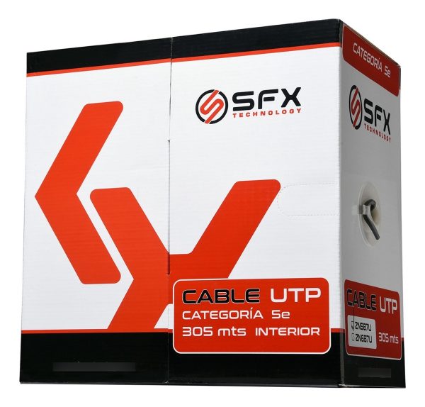 Bobina De Cable Utp Sfx Cat5 305m Para Interior 305 Metros - Image 3