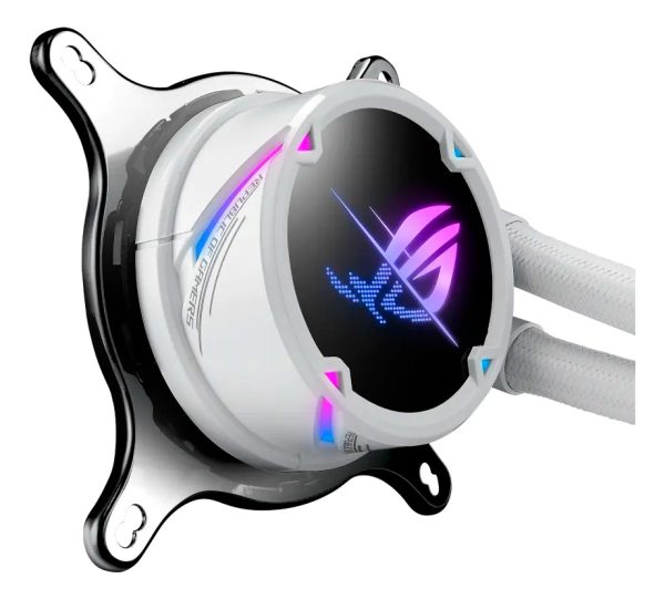 Water Cooler Asus Rog Strix Lc Ii 240 Argb We White - Image 3