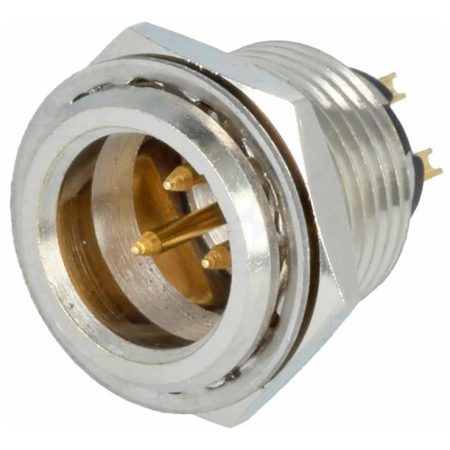 Ficha Mini Xlr Chasis Macho Amphenol Ag3mcc