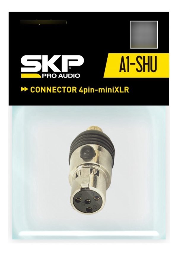 Adaptador Mini Xlr 4 A Micon Para Bodypack Shure Skp A1-shu - Image 3