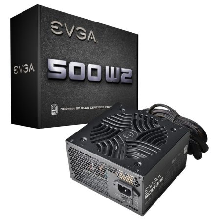Fuente Gamer 500w Evga White 80+ Gamer 100-w2-0500 80 Plus