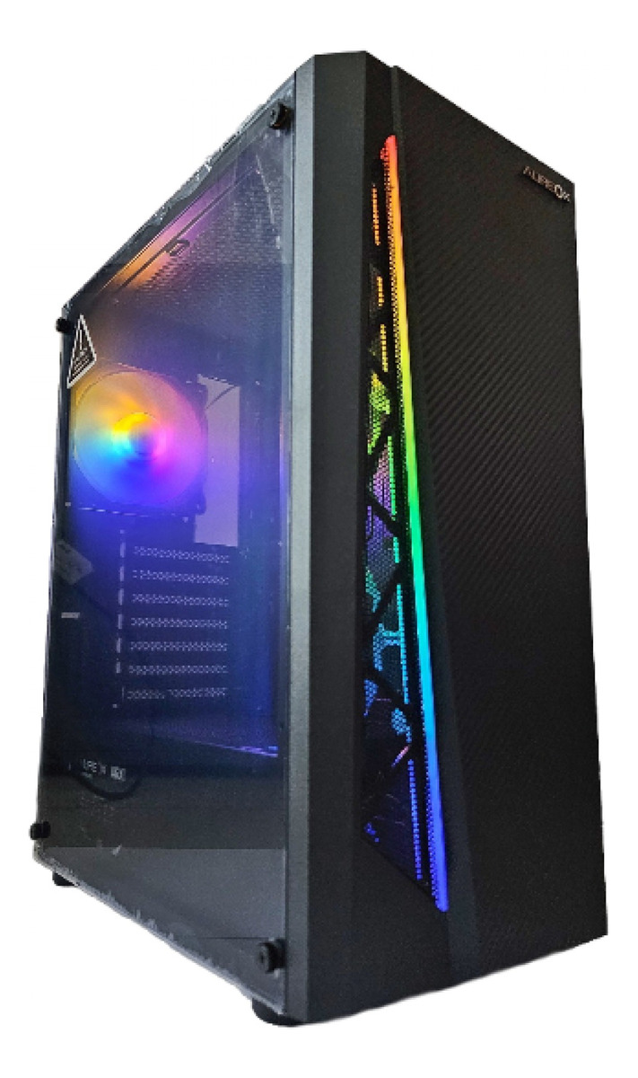 Gabinete Gamer Aureox Arx 205g Vanth Atx Rainbow