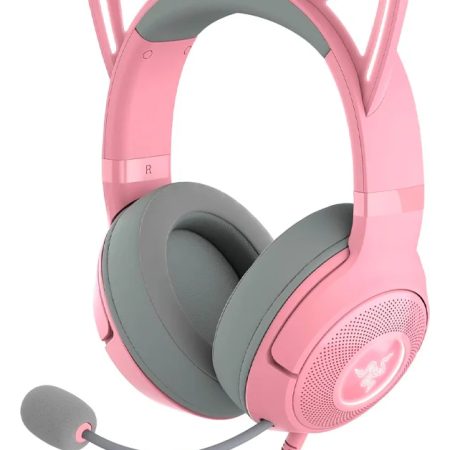 Auricular Razer Kraken Kitty V2 Usb Rgb Chroma Quartz Editio