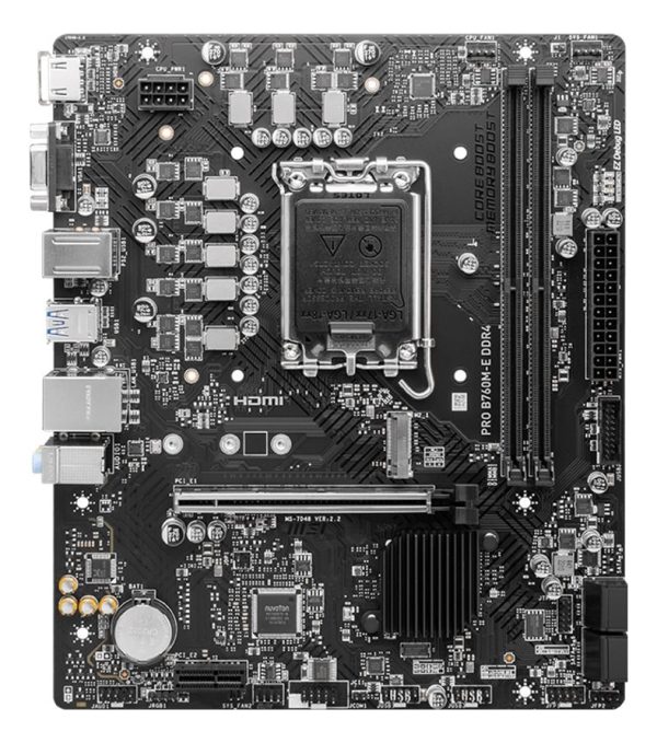 Mother Msi Pro B760m E Ddr4 S1700 Intel 12va 13va 14va Gen